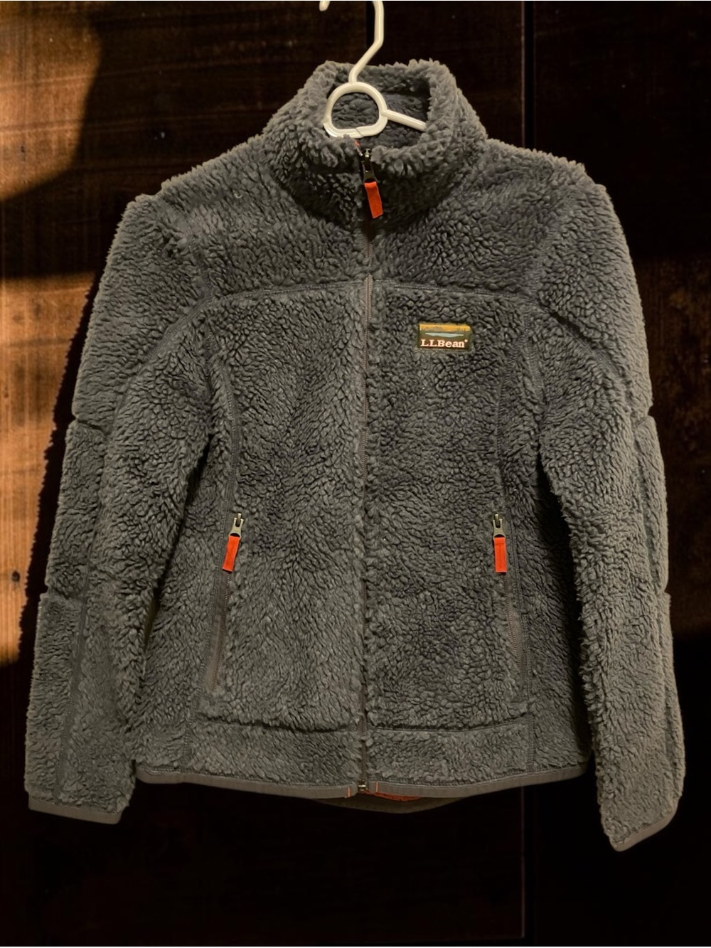 WORN TWICE! LIKE BRAND NEW! LLBEAN MOUNTAIN PILE SHERPA FLEECE JACKET SIZE XXS